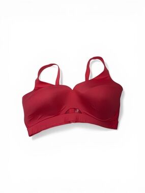 Cacique lightly lined no wire Bra in Berry red size 40DDD (F)